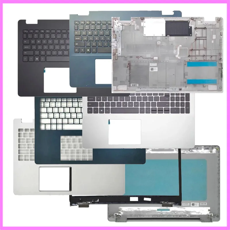 New Cover For Dell Inspiron 3500 3501 3502 3505 LCD Back Cover/Front Frame/Palm Rest Keyboard/Bottom Cover/Hinge Black