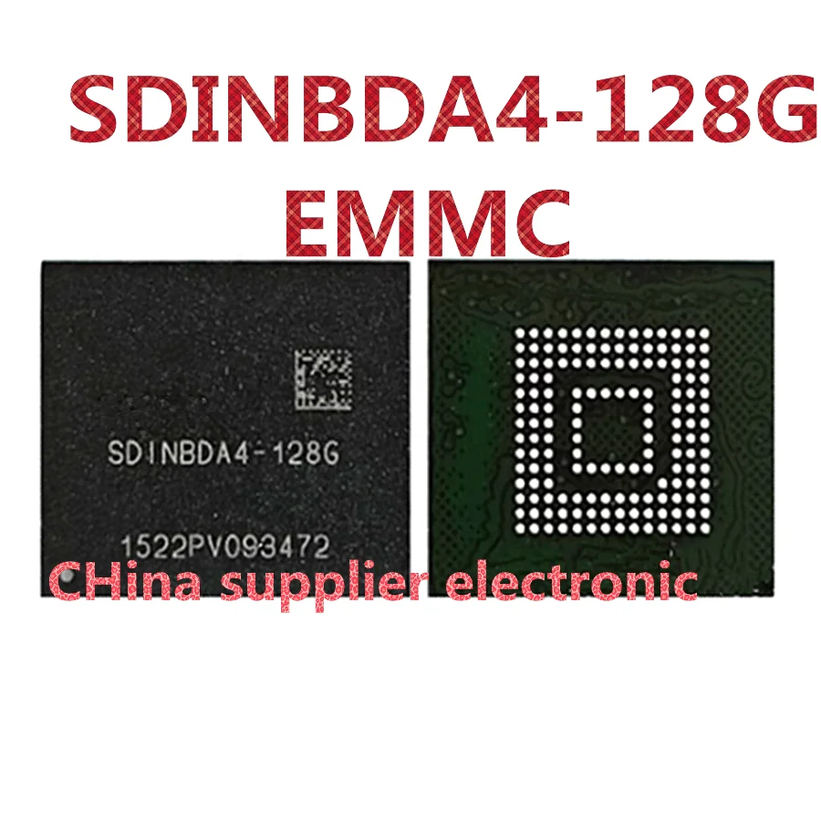 SDINADB4-128G SDINBDA4-128G eMMC BGA153 JWC78 128GB Phone Nand Flash Memory IC Storage Chip Soldered Ball Pins