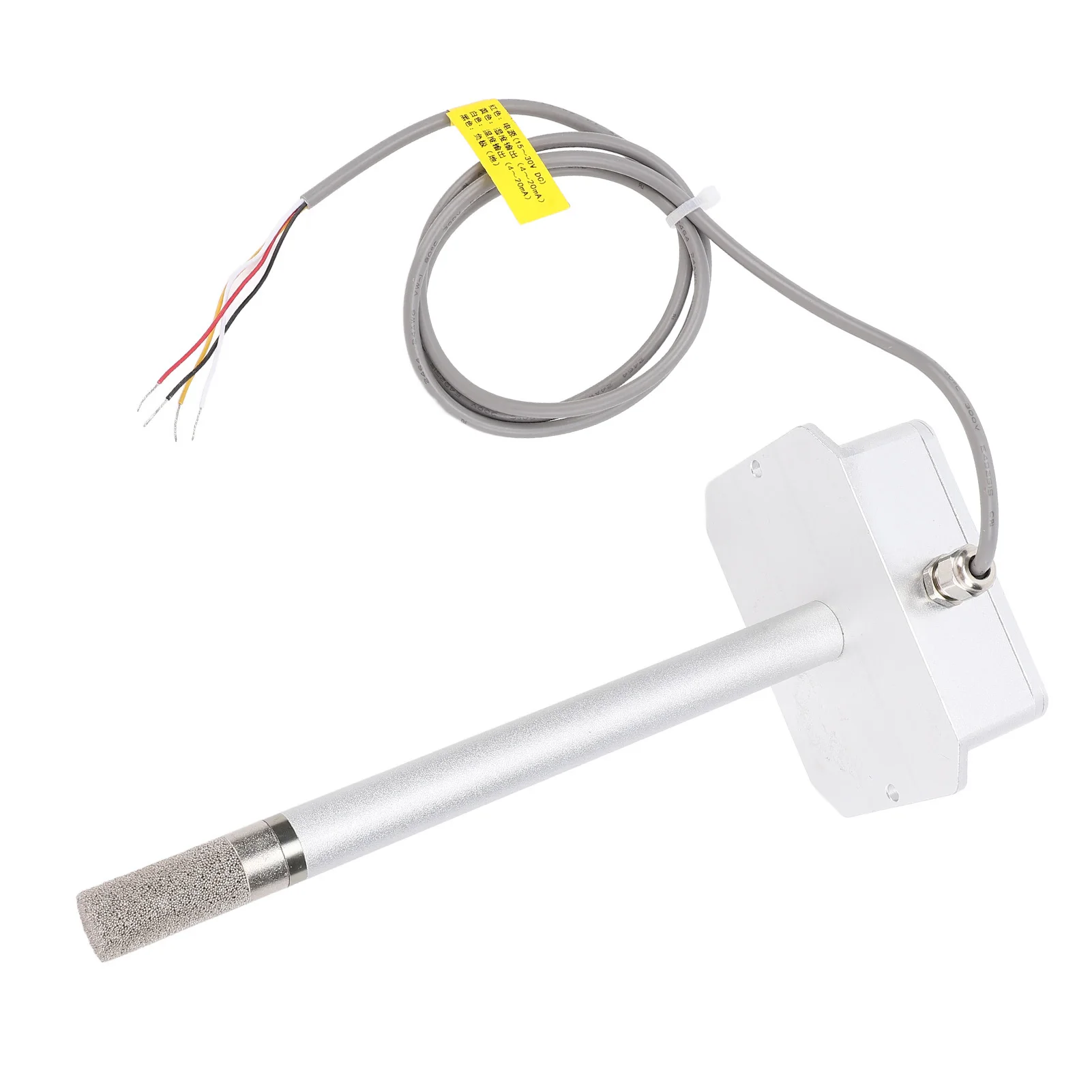 جهاز إرسال درجة الحرارة والرطوبة مستشعر أنبوبي رقمي صناعي مثبت على الحائط 15 فولت ‐ 30VDC 4 ~ 20mA مستشعر درجة الحرارة والرطوبة