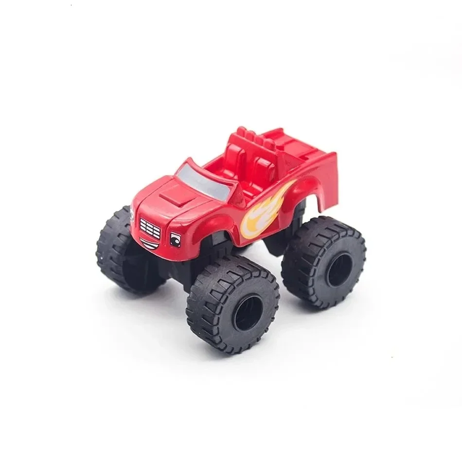 6PCS Racing Car blaze and the monster machines Miracle Crusher Truck Toys Vehicle Car Transformation Toys Best Gifts For Kids