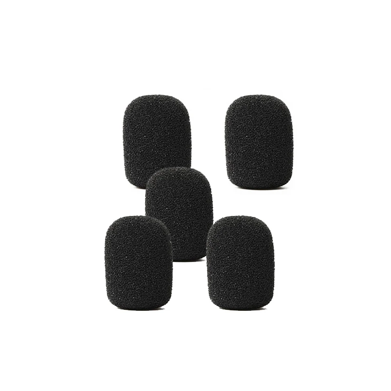 Small Foam Mini Microphone Covers For Headset Microphone Mic Cover For Headset Protection For Lavalier Microphones