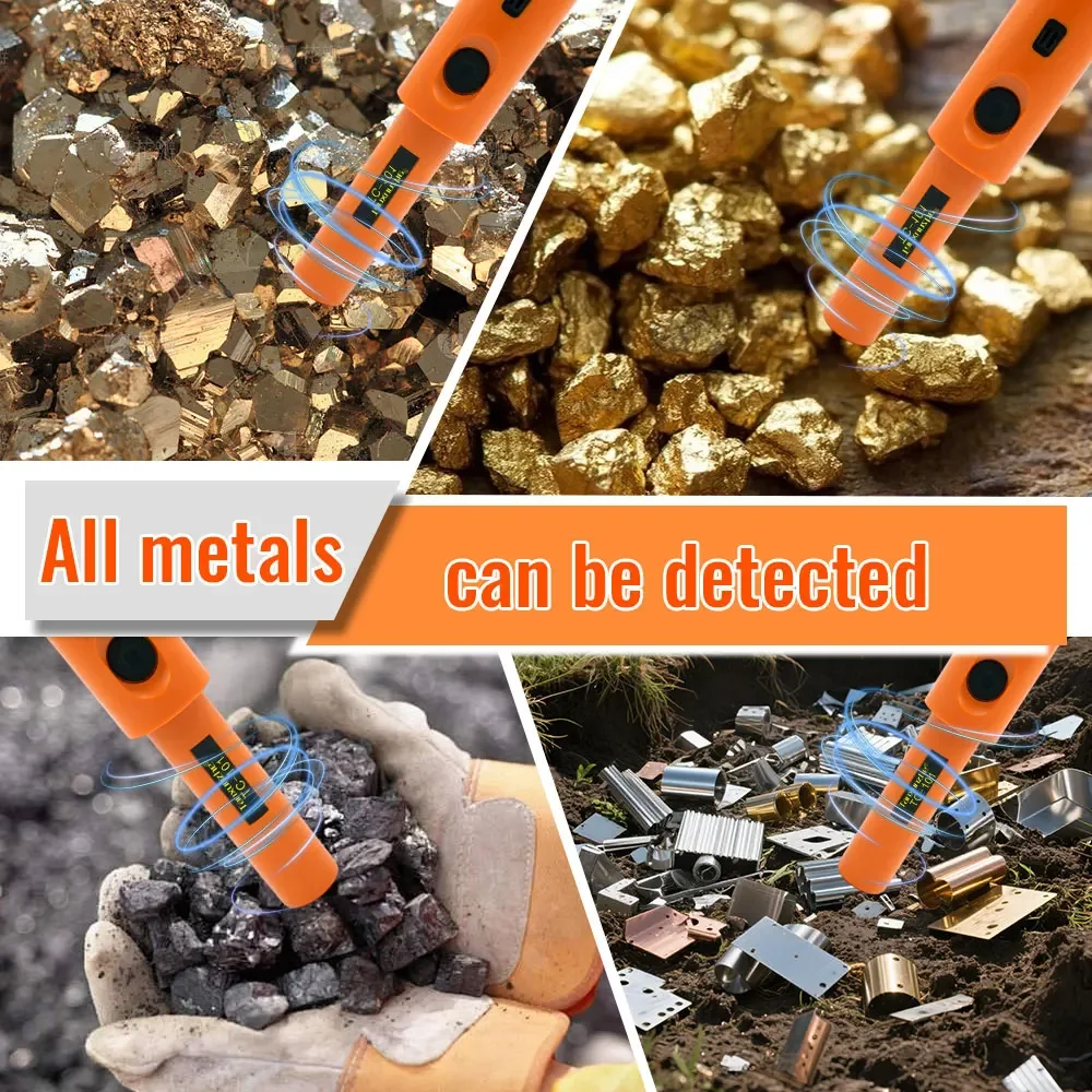 Varilla de posicionamiento para Detector de metales portátil TC-101, alta sensibilidad, con cubierta de protección antiarañazos, localización de metales, gran oferta