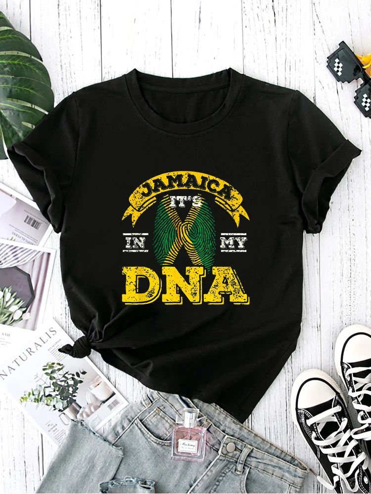 Jamaica It'S In My Dna on Women's T-Shirt