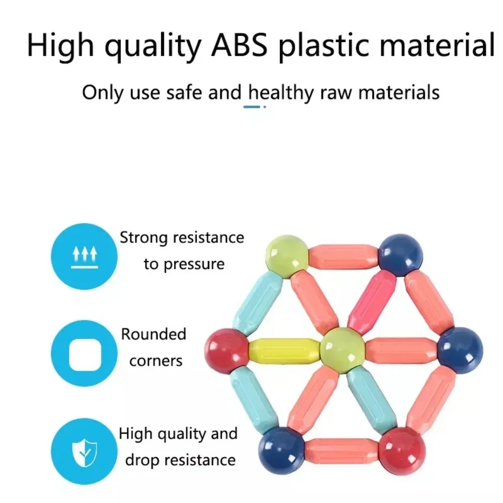 Magnetische Anziehung Baustein große Partikel Spielzeug Kinder Dekompression magnetischer Baustein variabler Magnets tab