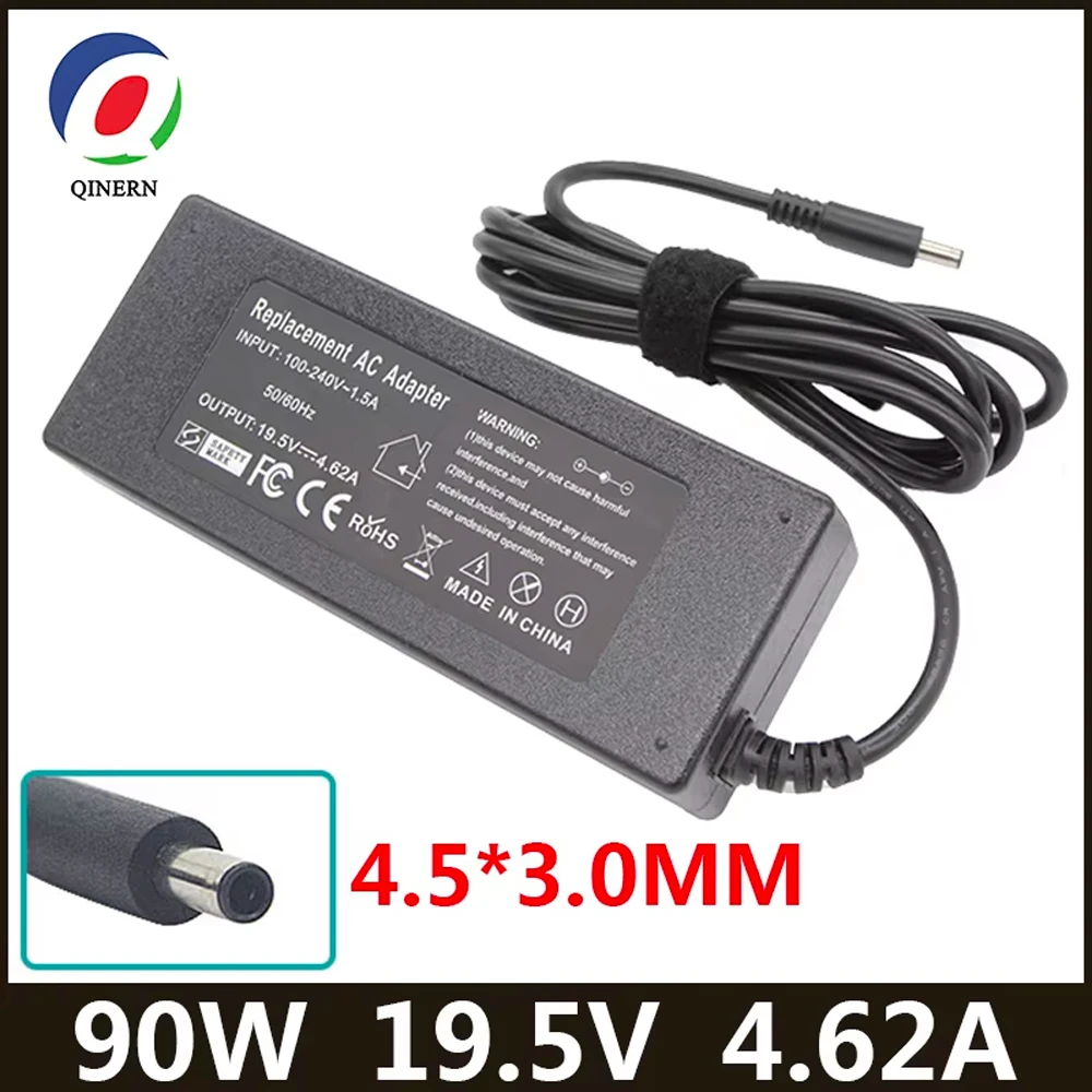 19,5 V 4.62A 90W 4,5*3,0mm AC зарядное устройство для ноутбука Dell XPS 11 12 13 L321X L322X для inspiron 12 14 15 24 vostro 20 адаптер питания