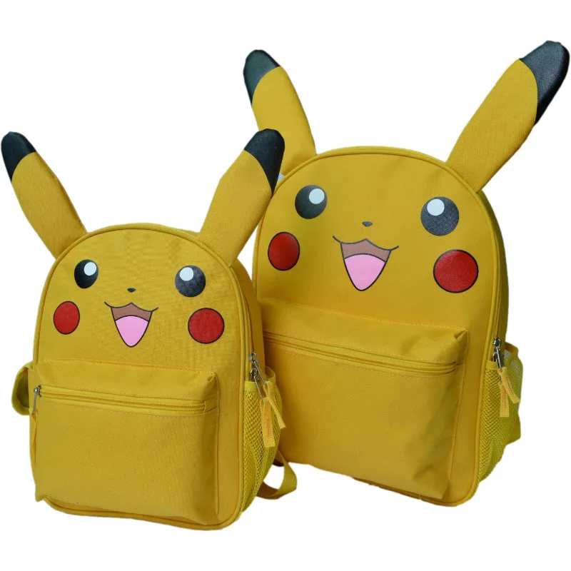 

Kawaii Pokemon Pikachu Backpacks Cartoon Schoolbags for Back To School Supplies Large Capacity Stationery Storage Bag Gifts