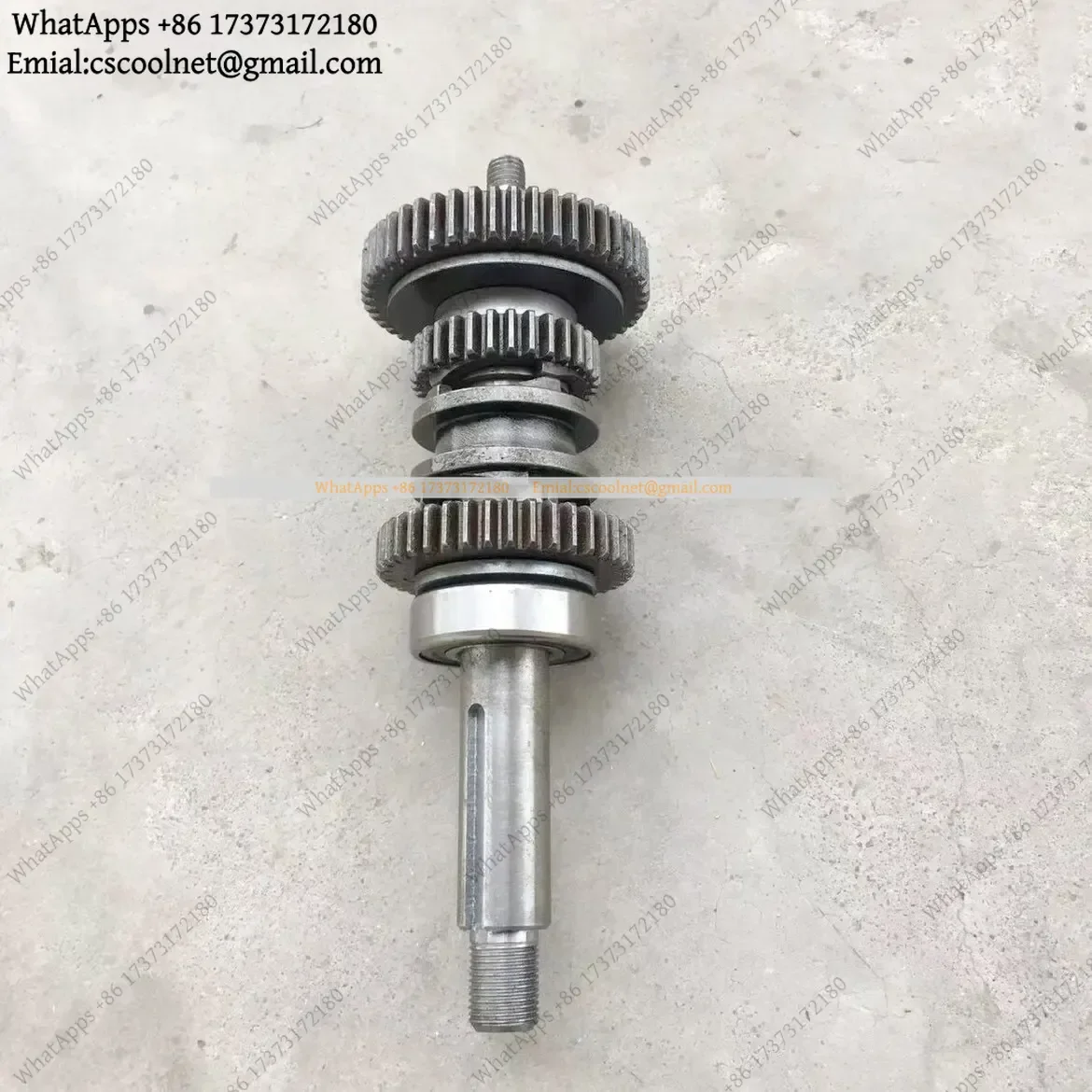 JS01 Gear Tooth Shaft Copper Turbine Input Center Shaft For B20 Egg Beater Dough Mixer Replacement Parts