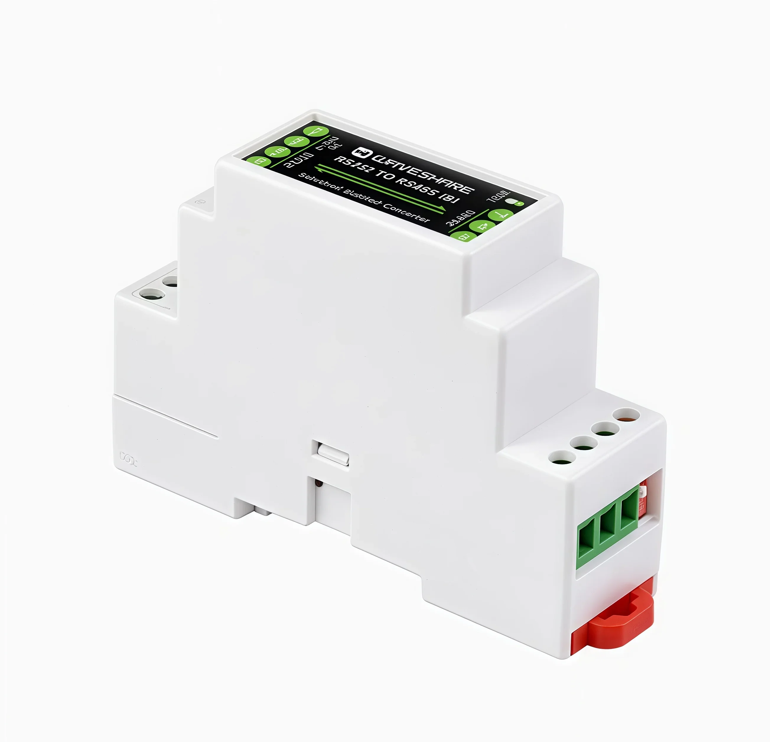 DIN-rail RS232 to RS485 Serial Communication Converter Module Active Digital Isolation Industrial Communication