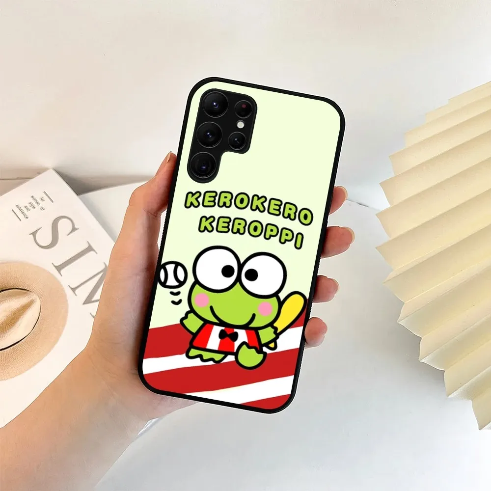 MINISO Sanrio Keroppi Rana Carino Kawaii Bella Cassa Del Telefono Per Samsung Galaxy A52 A53 A70 A72 A71 A73 A91 A80 S Borsette