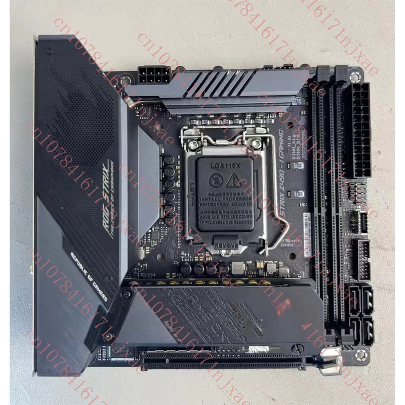 

used For ASUS ROG STRIX Z490-I GAMING LGA1200 DDR4 2×M.2 4×SATA3 Motherboard.