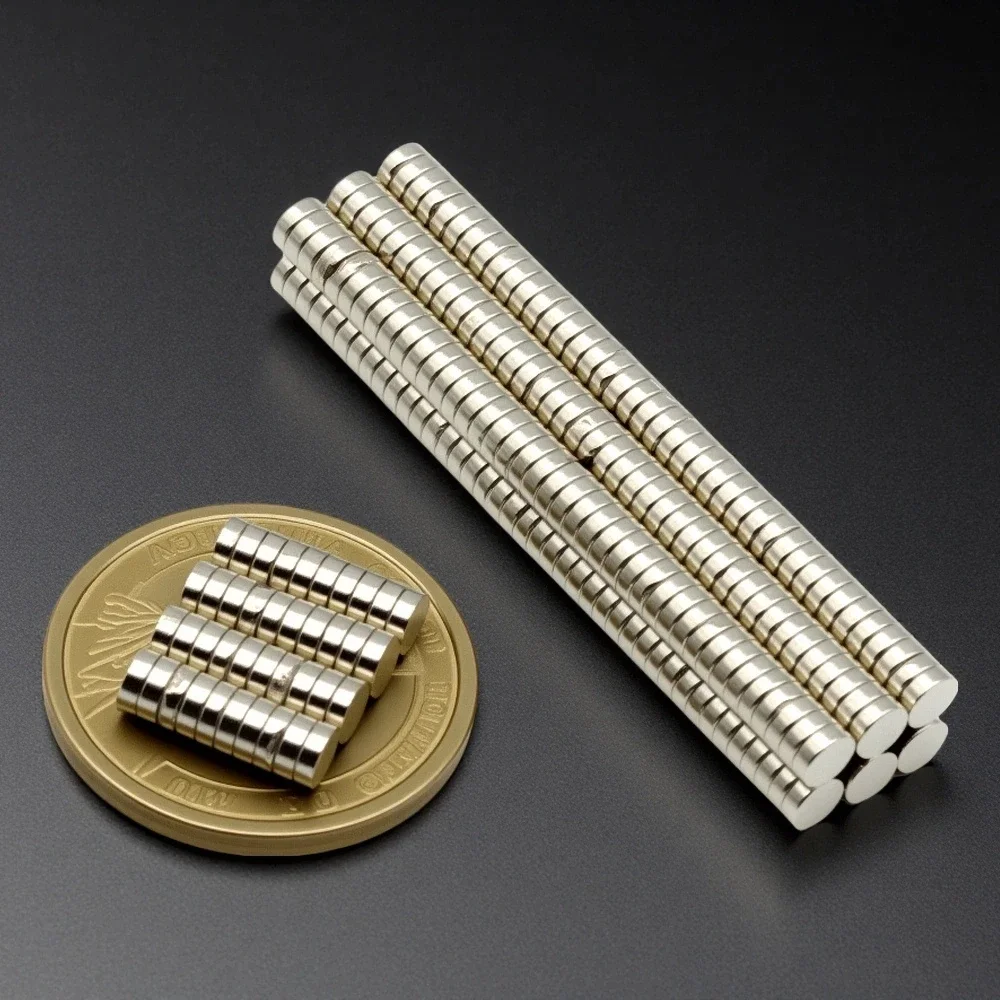 Picture 6: 4x1.5MM Round Small Magnets Decorative Organizer for Refrigerator, DIY, Office, Crafts - imanes redondos