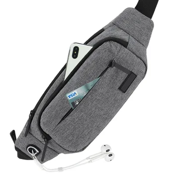 女性と男性のための大きなクロスボディファニーパック、4つのジッパーポケット付きベルトバッグ、旅行、ランニング、アウトドア、スポーツパック、キャリング