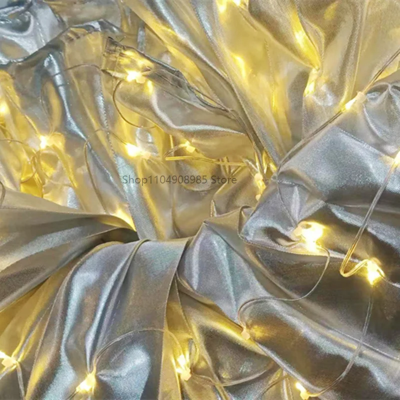 LED 이시스 날개 벨리댄스 의상, 신축 스틱 포함, 발광 요정 날개 나비 카니발 할로윈 파티 망토 소품