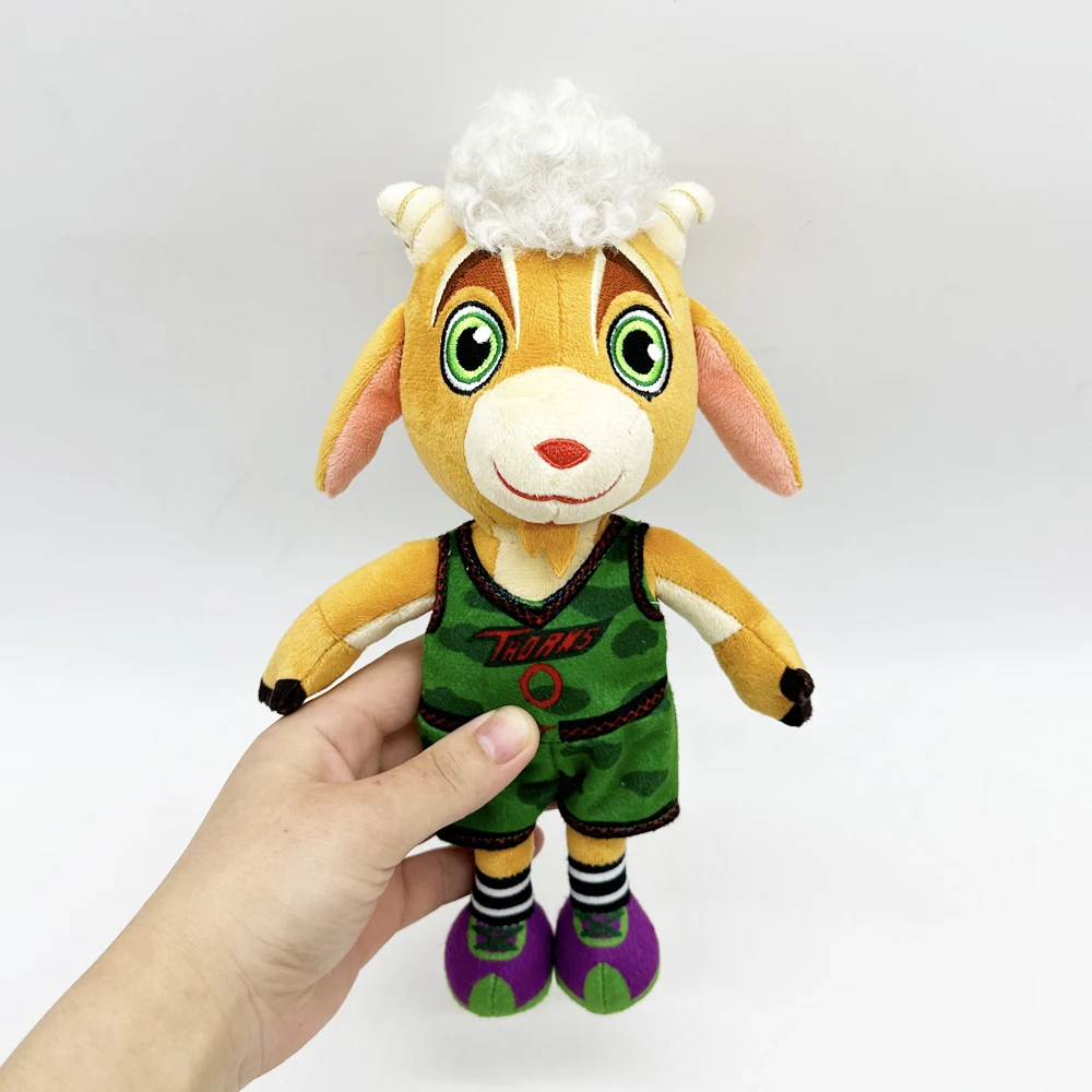 Filme de cabra macio recheado jogo anime travesseiro bonecas para o presente de natal aniversário do miúdo