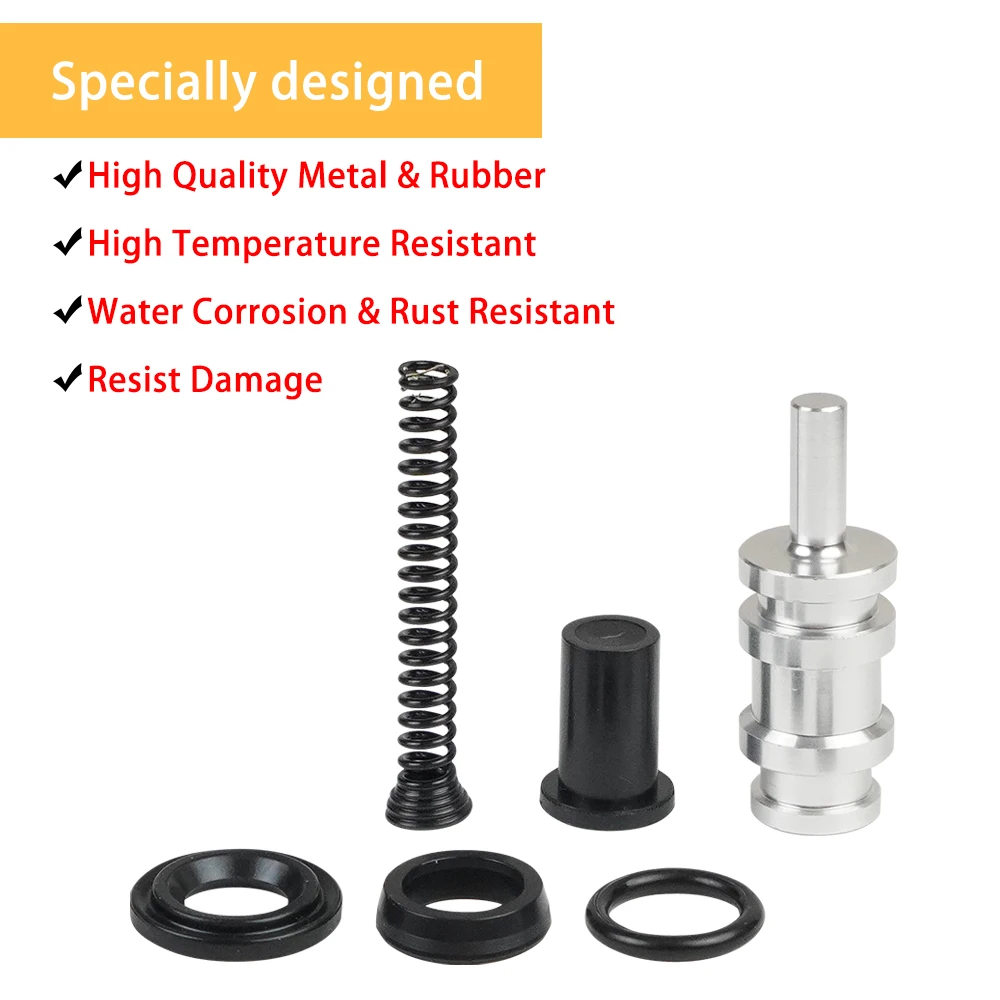 45072-96 مجموعة إعادة بناء الأسطوانة الرئيسية Harley مناسبة لنماذج القرص المزدوج Harley مقاس 11/16 بوصة #4