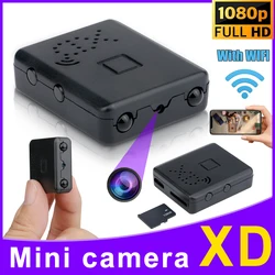 XD Mini cámara HD 1080P videocámara de seguridad para el hogar visión nocturna Micro grabadora de vídeo y voz cámara Ultra pequeña inalámbrica