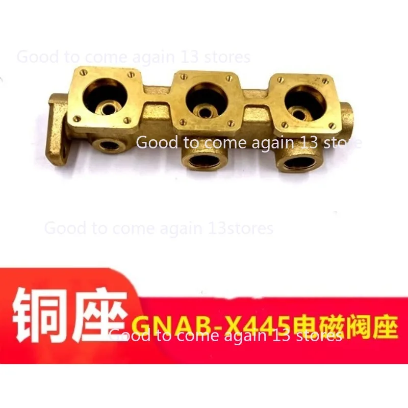 1 Set GNAB-X445 Triple Solenoid Valve + Brass Valves Seat Base WEDM Air Valves Assembly for Sodick EDM Solenoid Valve