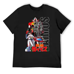Daimos Robo Karate T-Shirt boys animal print oversized graphic tee blue archive fitted t shirts for men