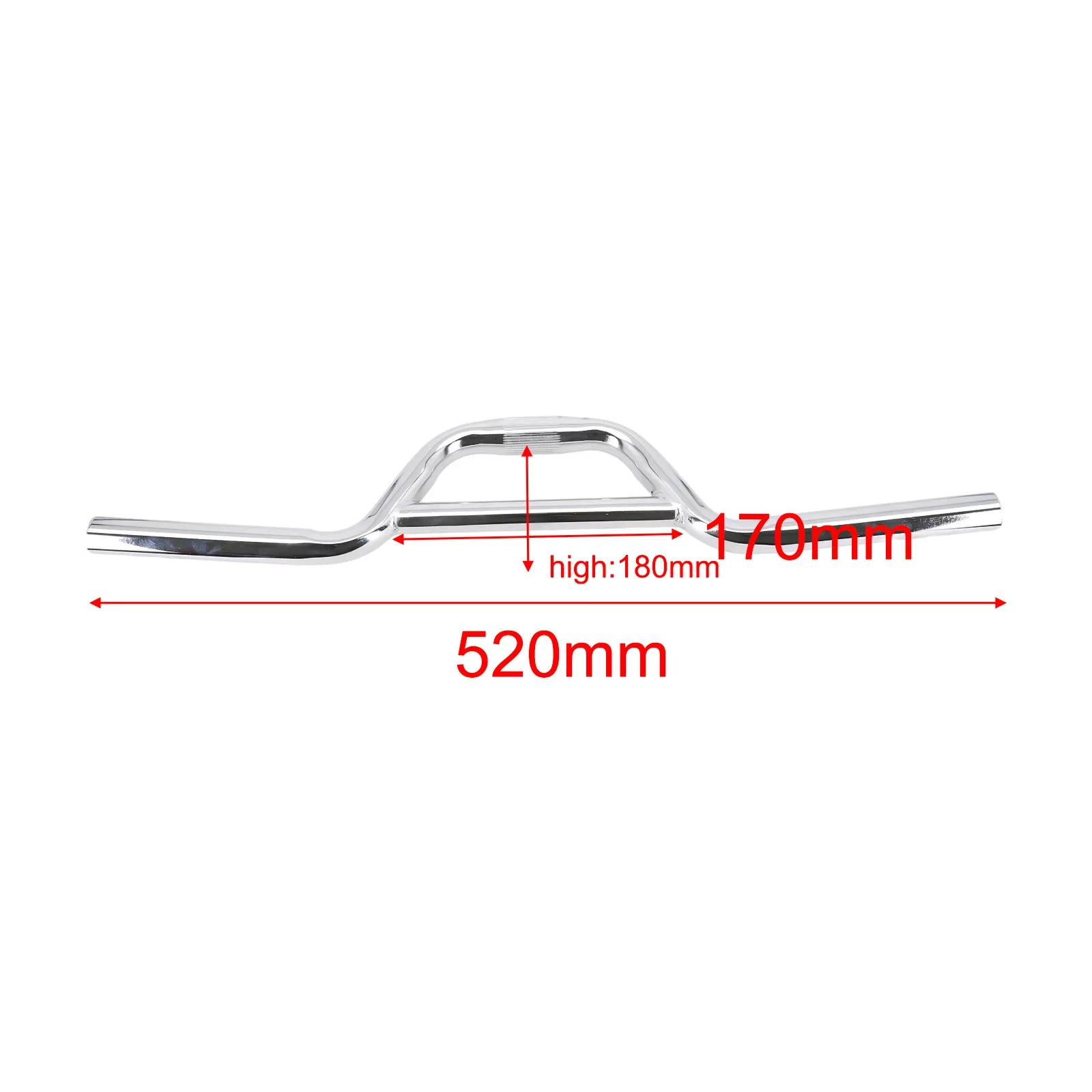 1pc Bicycle Handlebars Electroplated Children\'s Bike Handlebars With Crossbeams Alloy Mountain Road Bike Riser 25.4x520MM N E W