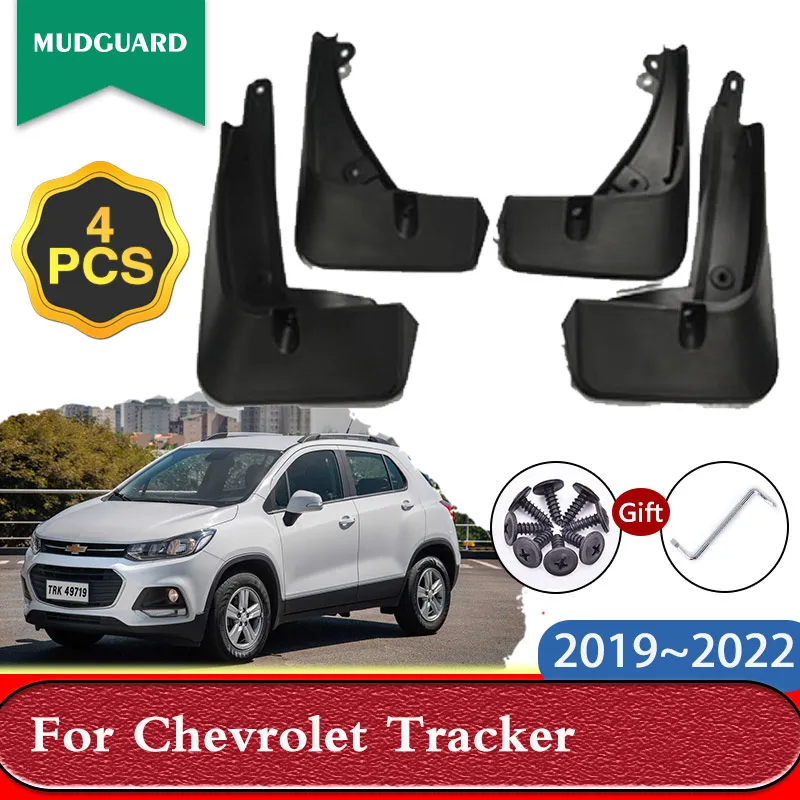 for Chevrolet Tracker 2019 2020 2021 2022 Car Mudflaps Splash Guards Mud Flaps Fender Front Rear Mudguards External Accessories