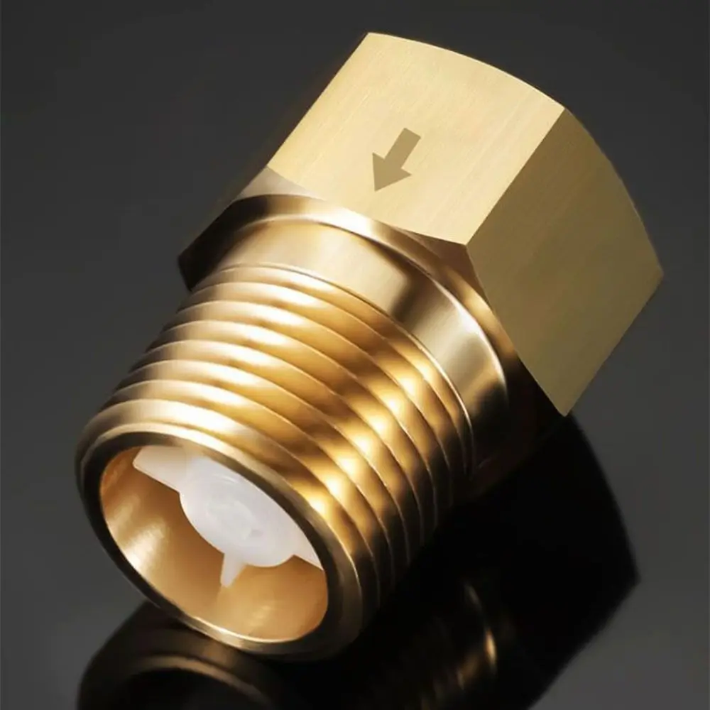 Non Return Brass One-way Valve Gold 1/2