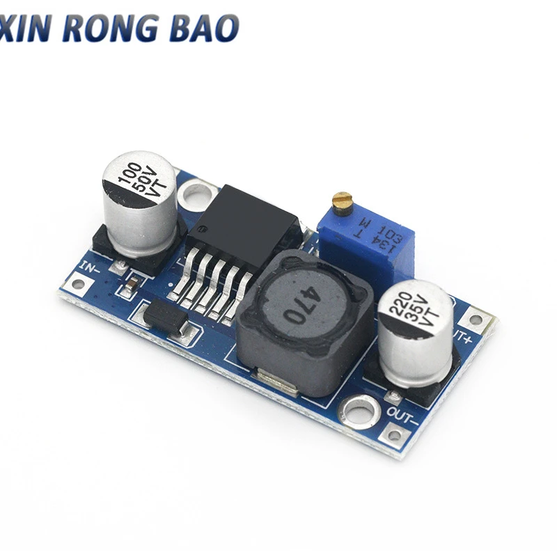 Módulo de Alimentação Step-down 3A Módulo Step-down Ajustável LM2596S Regulador de Tensão 24V 12V 5V 3V