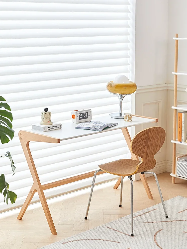 Nordic computer desk, small household Japanese style writing desk