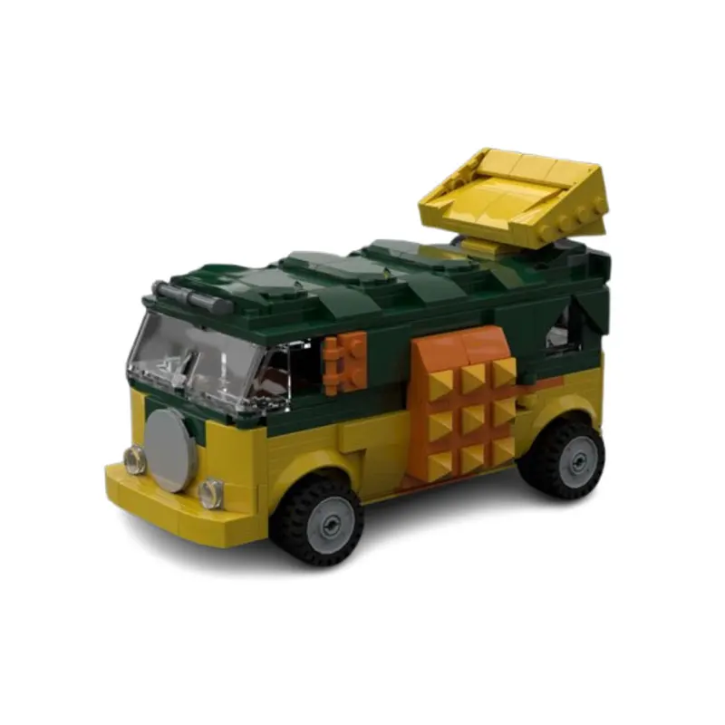 Spot Small Particle Assembled Building Blocks MOC-124936 442pcs Car Construction Toy Stereoscopic Model Gift Puzzle Ornament