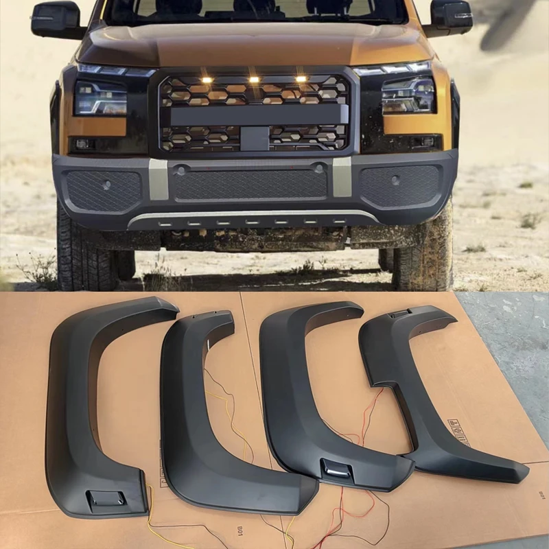 

Wheel Arch Wheel Eyebrow Fender Flares With Decoration Bolts For Mitsubishi Triton L200 2024 2025 Auto Parts Mud Flaps