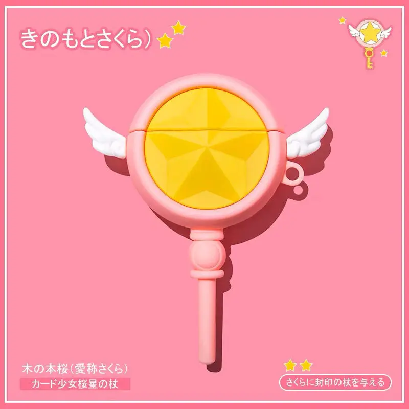 

Anime Sailor Moon Earphone Protective Case for Apple Airpods3 Wireless Headphone Cover Accessories Keychain Fit for Pro/Pro2