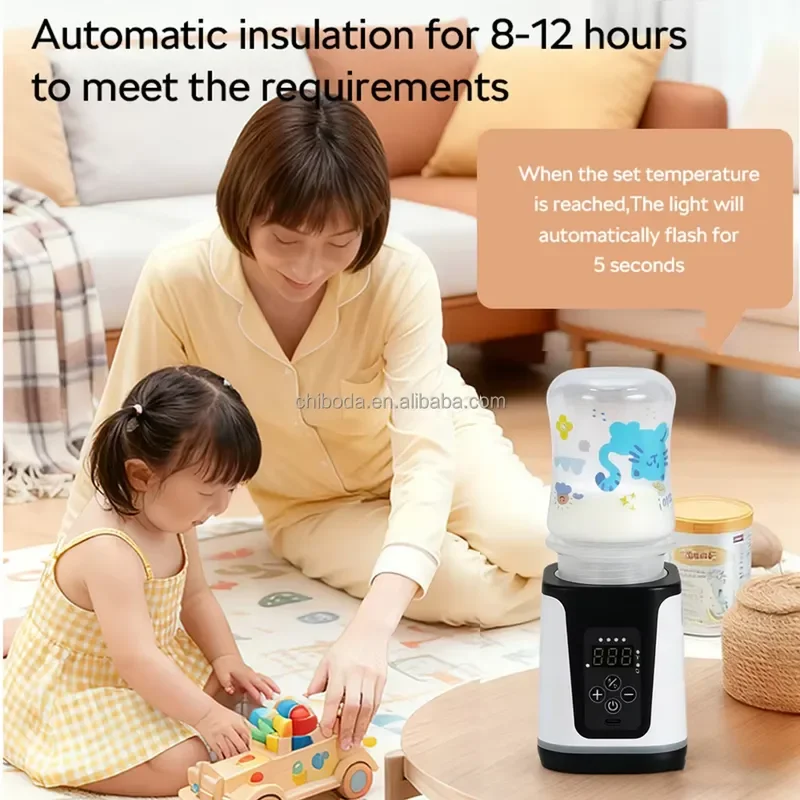 2026 New Year Gift Electric Portable Baby Bottle Warmer Accurate Temperature Control 10000mAh Battery USB for Household Use - view 6