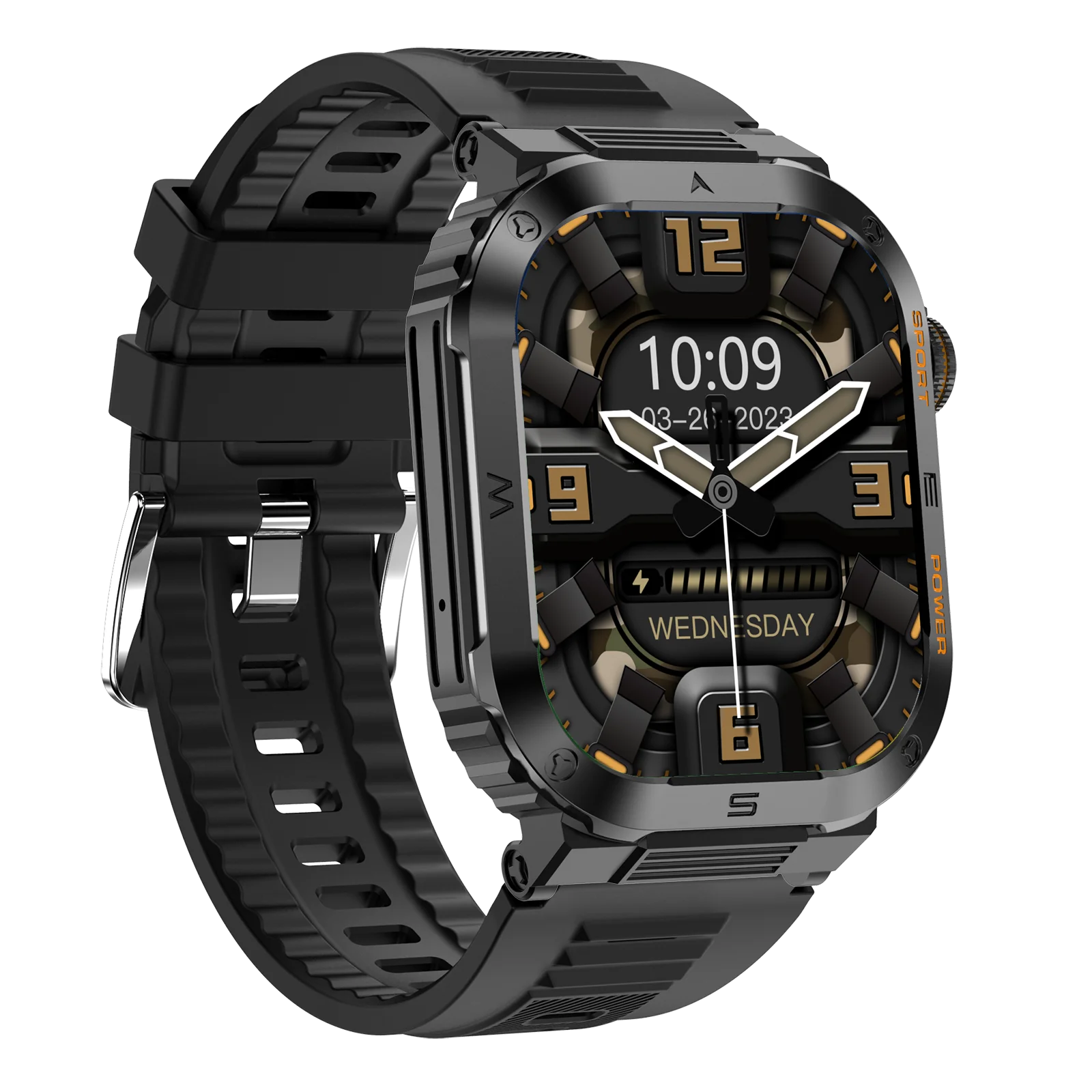 TLCRETE MT39 الرياضة في الهواء الطلق Smartwatch مقاوم للماء IP68 TFT عرض مراقب معدل ضربات القلب ساعة تنبيه iOS عملية FitcloudPro Squa #4