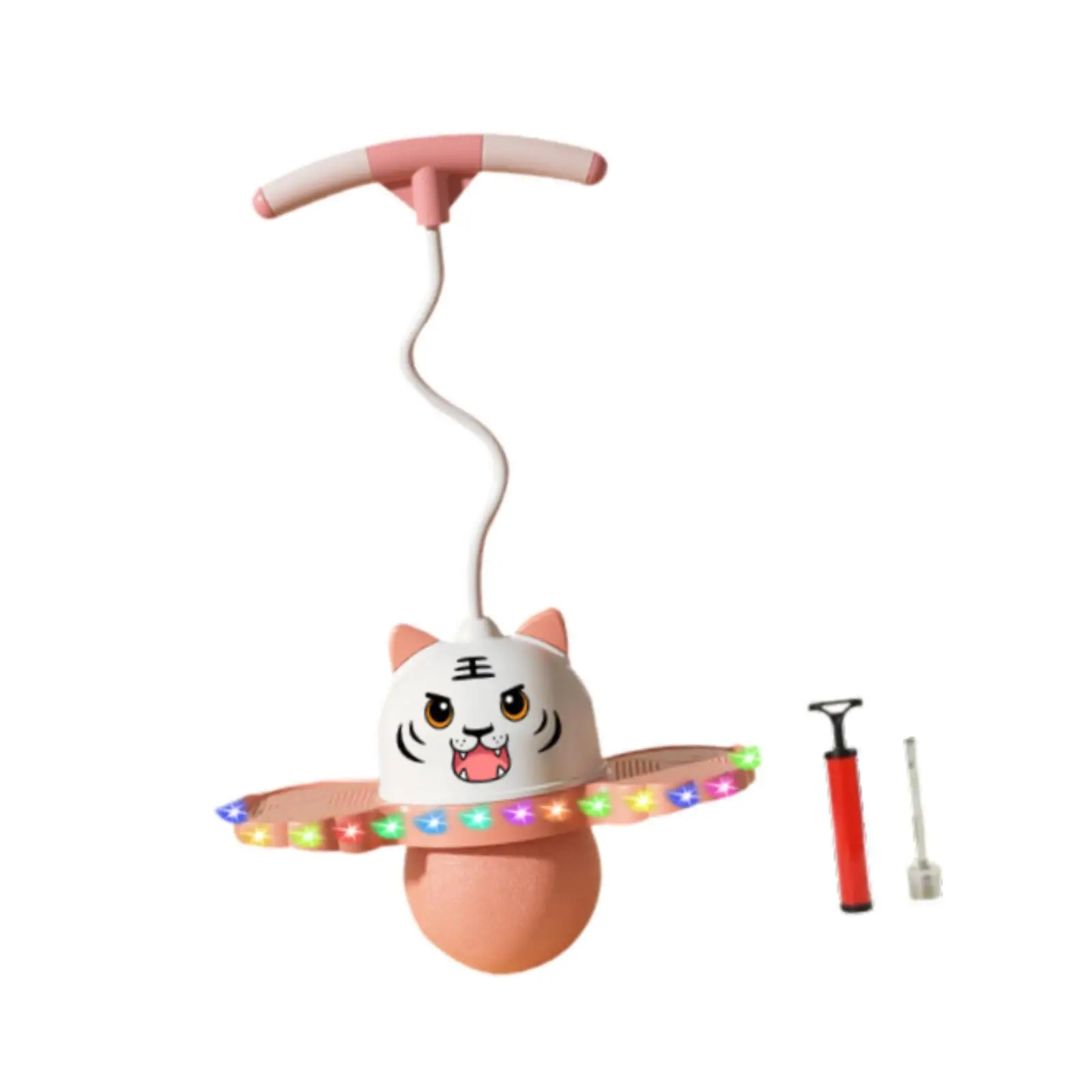 Pogo Ball with Handle with Colorful Light Exercise Pogo Stick for Boys Girls