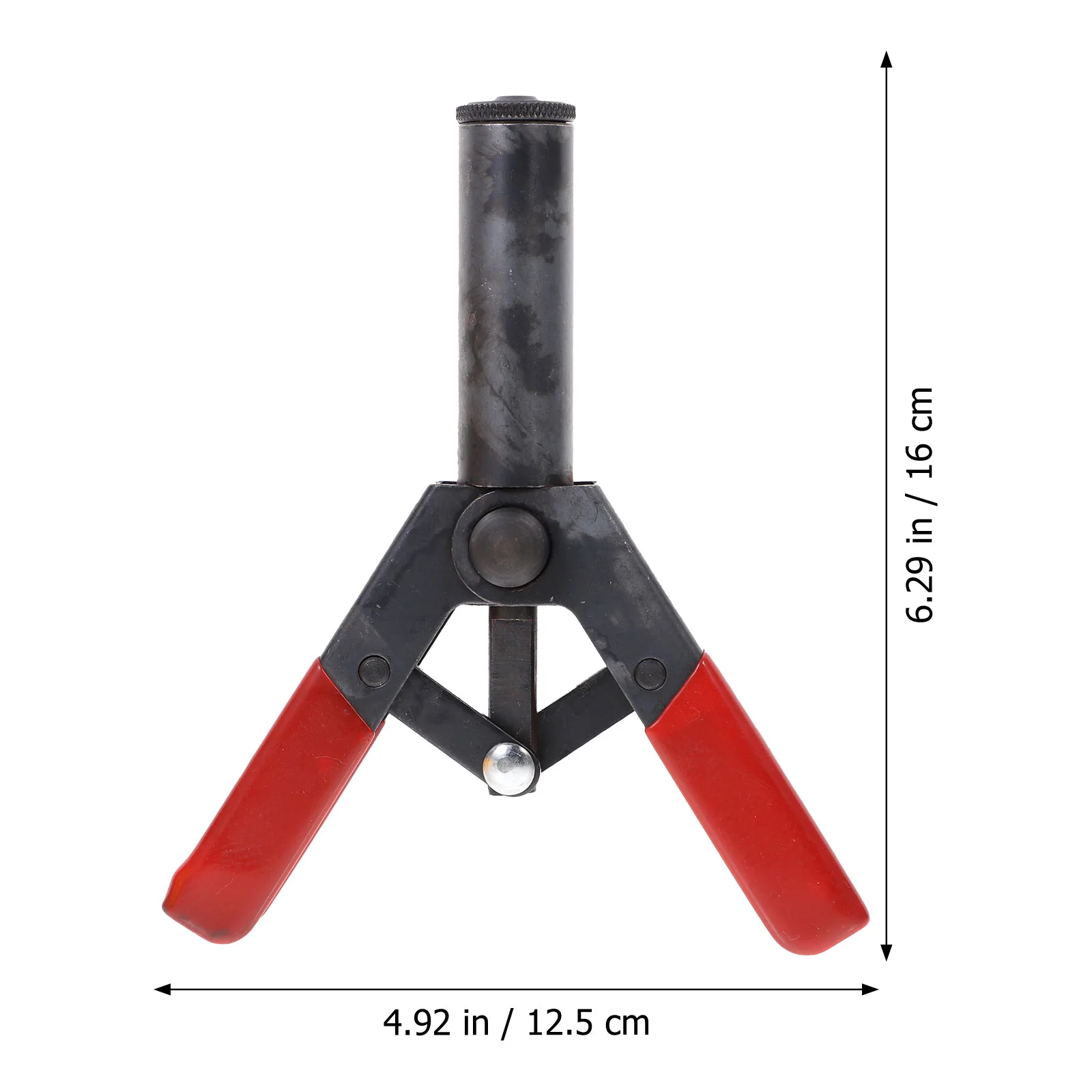 1 set 1 st kerntrekkende klinkhamer machinetrekker handgereedschap en 40 stuks ergonomisch ontwerp poly klinknagel (zwart)