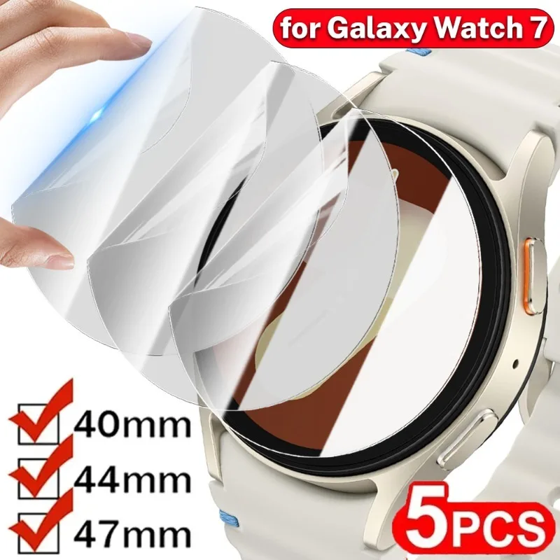 

1-5 шт. мягкая гидрогелевая защитная пленка для Samsung Galaxy Watch 7 40 мм 44 мм Watch 7 Ultra 47 мм аксессуары для экрана умных часов