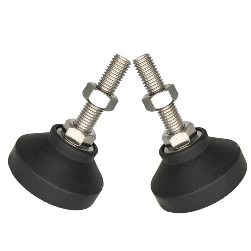 Adjustable Leg Thread Type Adjustable Levelling Feet Swivel Base Articulating Leveling Legs Furniture Support Leg M8 M10 M12