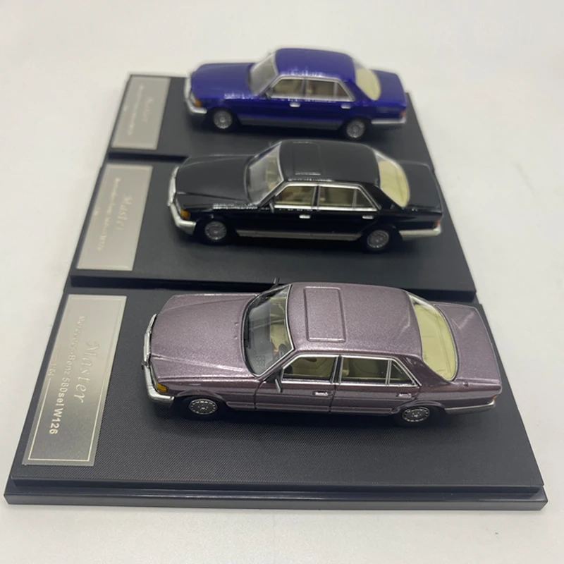 

Модель автомобиля из сплава 1:64 для Master S-class 6-го 560EL W126, модель автомобиля с витриной, Игрушечная модель автомобиля, коллекционные подарки