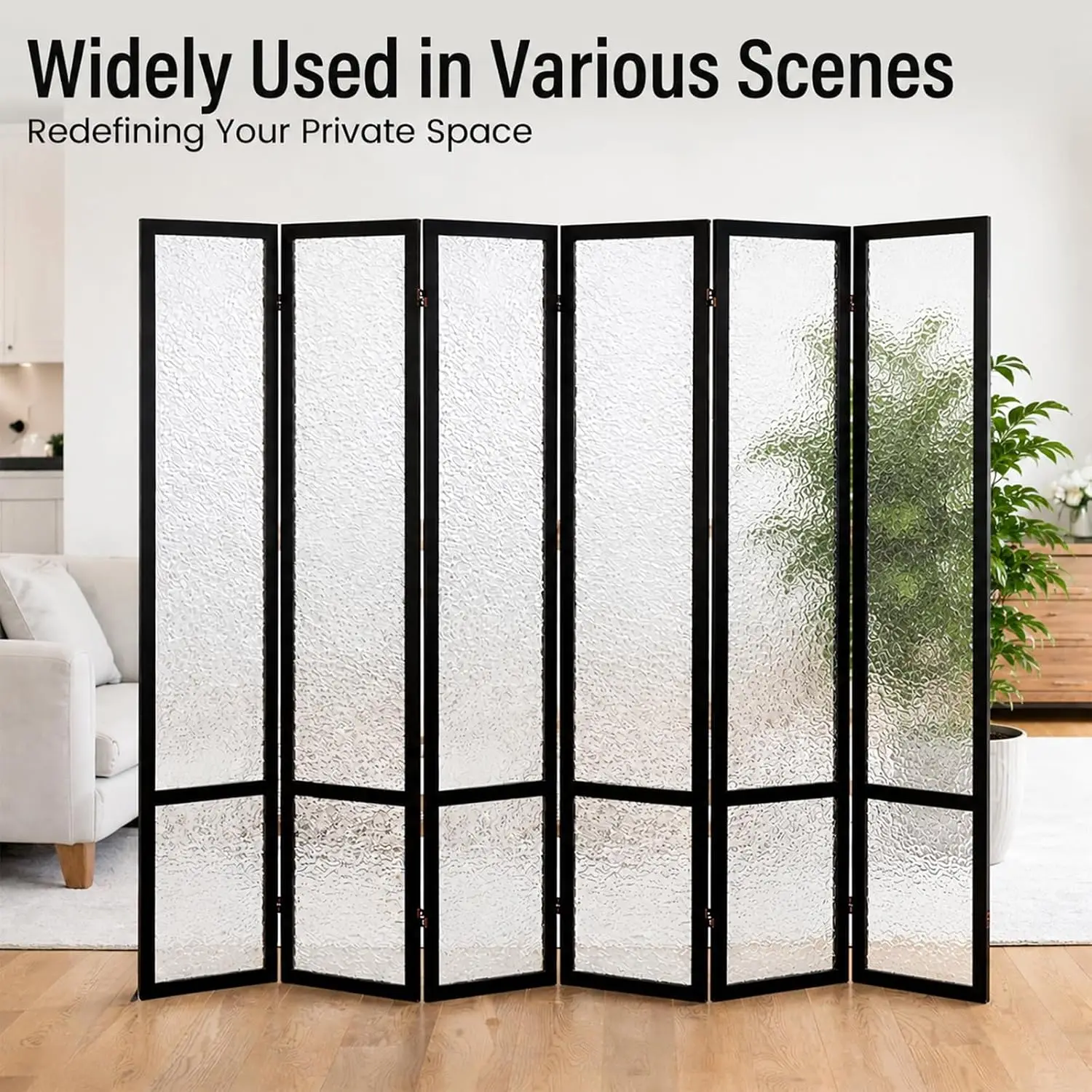 Acrylic Room Divider 6 Panel 67