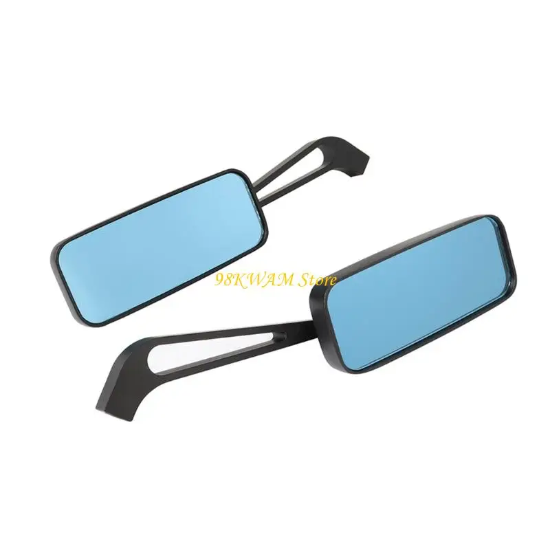 Practical Alloy Motorcycle Rearview Mirror Offering Broad View And Quick Mounting For Various Bikes 68UF
