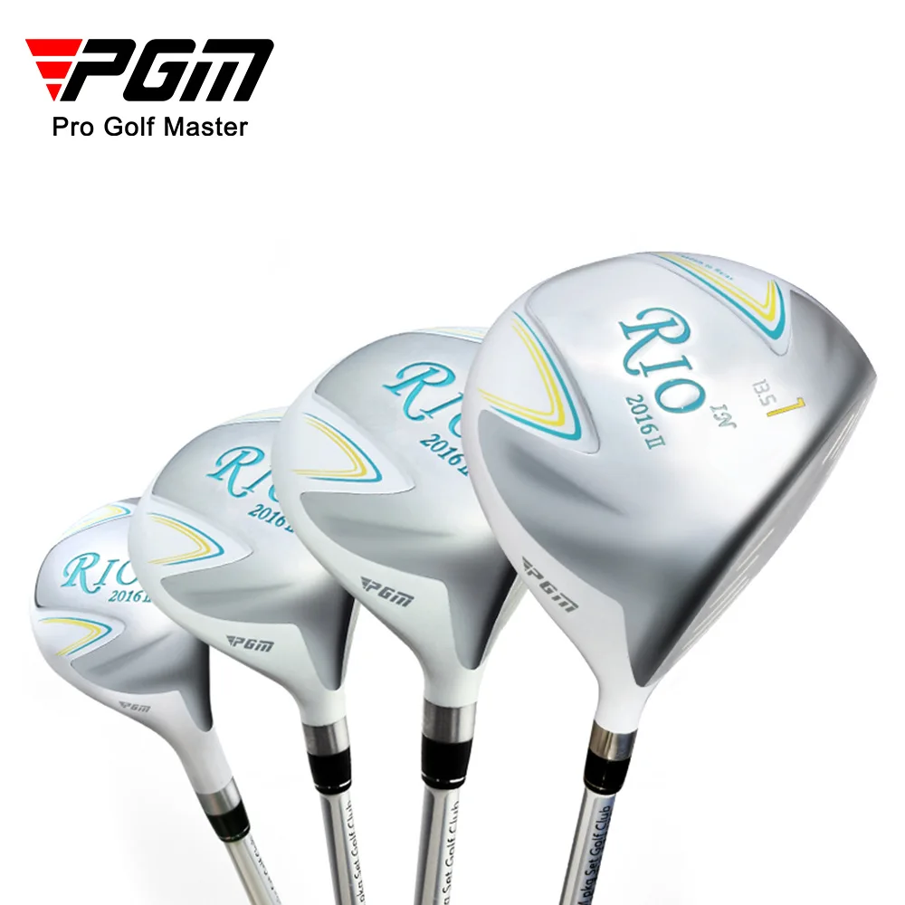 PGM Ladie Golf Club RIO II Beginner Set Golf Bag 11 Piece Training Club Large Volume High Forgiveness Primary Practice여성용 골프 세트