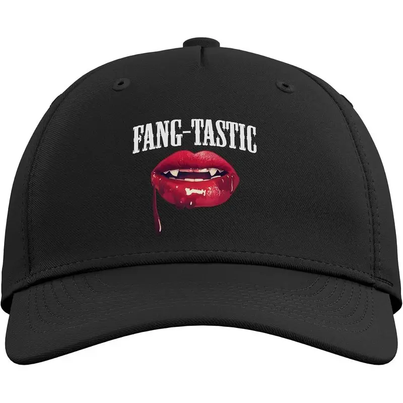 Fangtastic Vampire Lips with Fangs Fangtastic Adjustable Baseball Hat