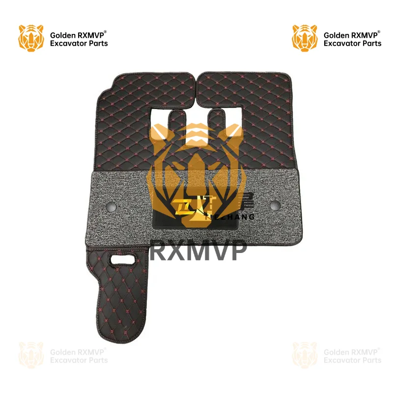 For Caterpillar CAT Excavator Foot Mat 307 312 200 320 B C D D2 GC Floor Glue Foot Leather Floor Mat Excavator Accessories