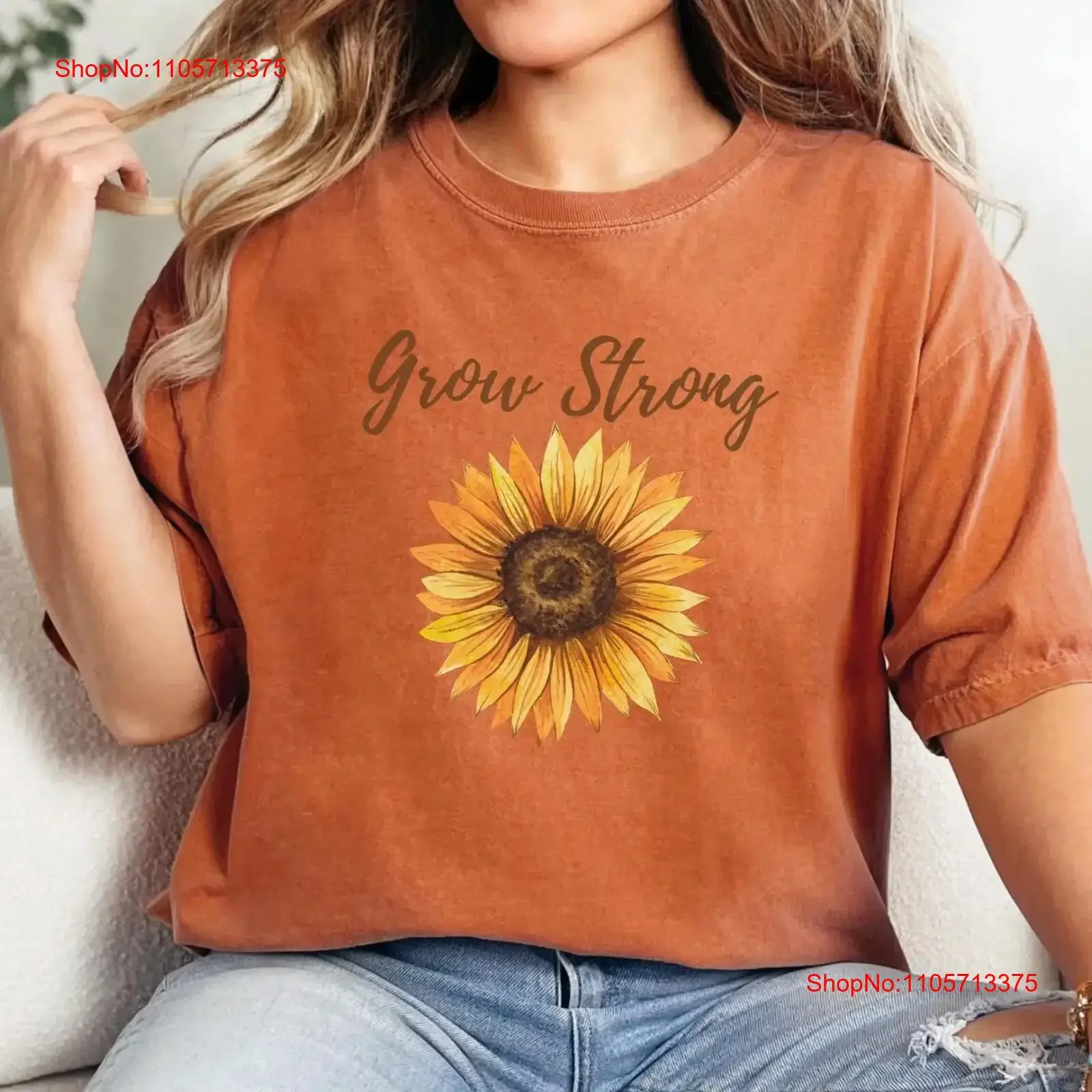 Grow Strong Growth Mindset Positive Thoughts Mental Health Mindfulness T Shirt Strength Empowerment Matters Vibes vintage
