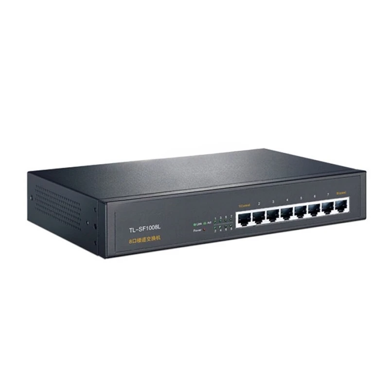 

TL-SF1008VE 8-port 100M switch Industrial grade steel shell Enterprise VLAN switch 8-port