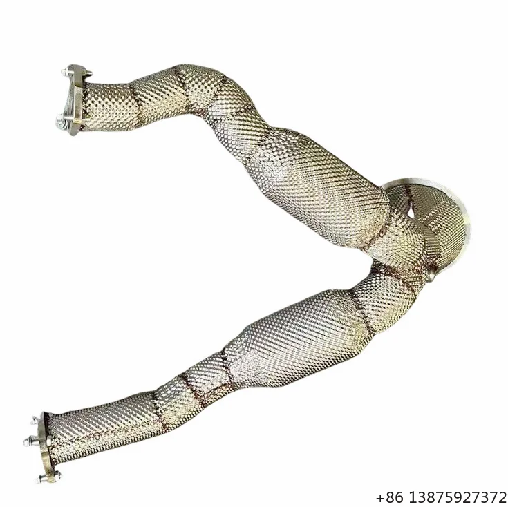 

High Quality Stainless Steel Exhaust Pipe System for A6 C8 3.0 EA839 Dual Tcatted Downpipe Exhaust Header