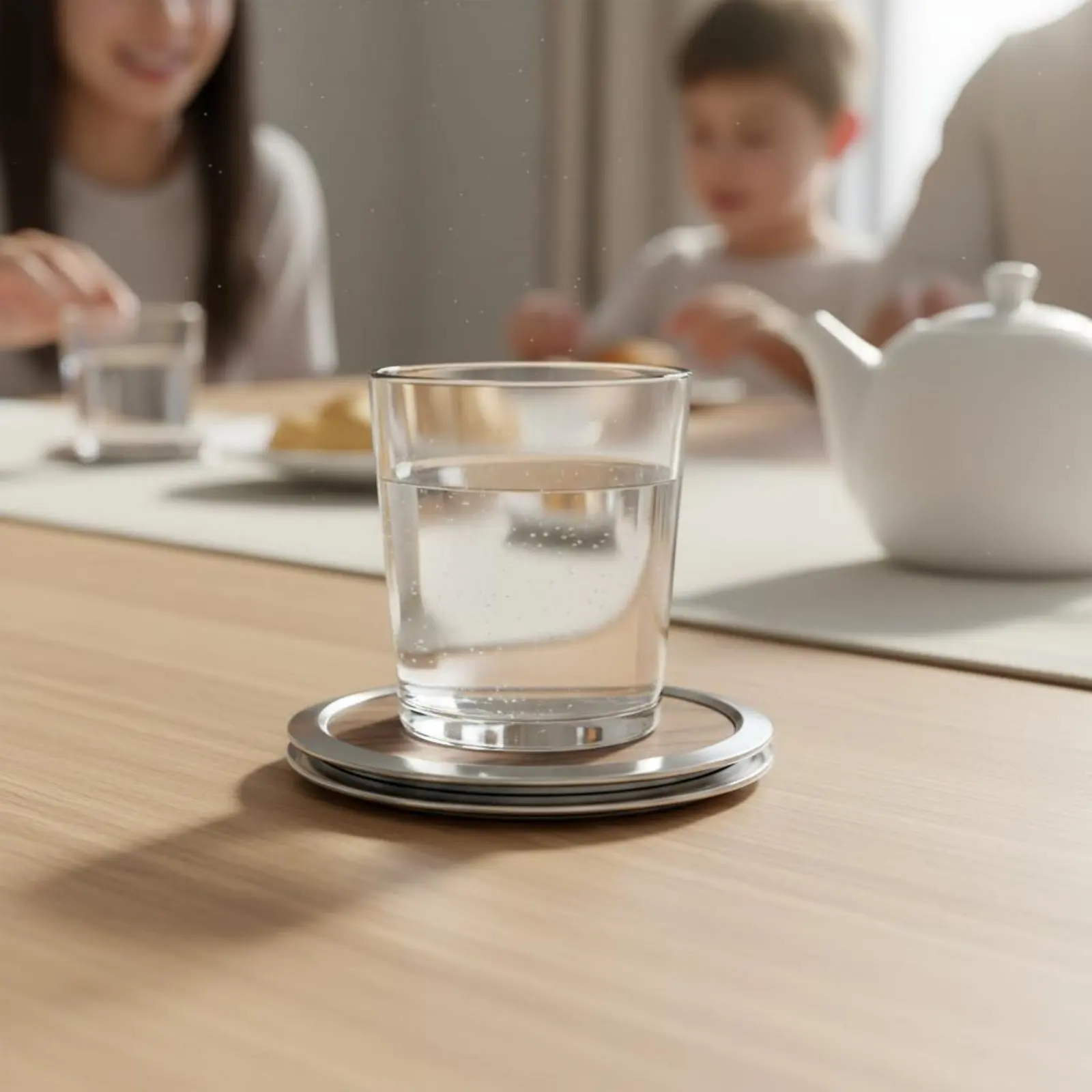 

Walnut Wood Coaster Easy to Clean Table Protection