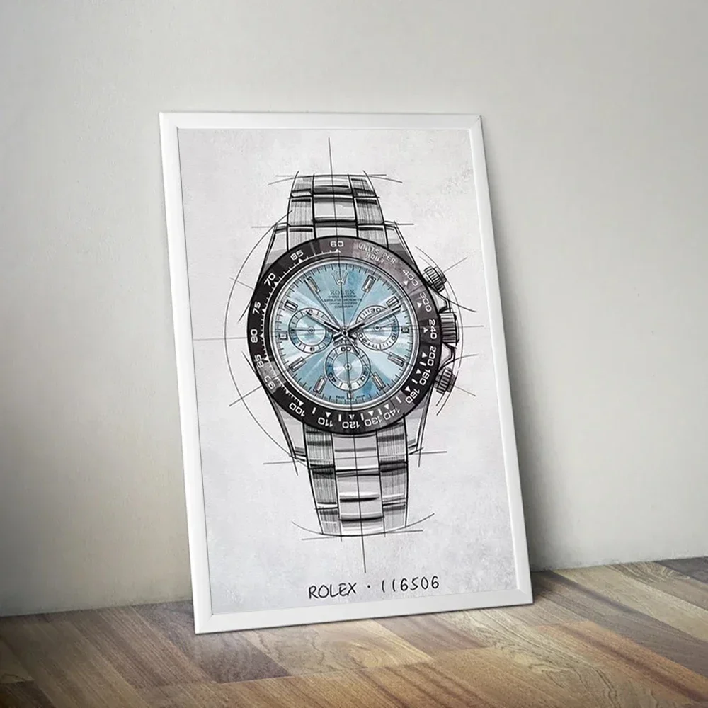Brand Watch Line Room Living Canvas Painting Wall Art Home Decor