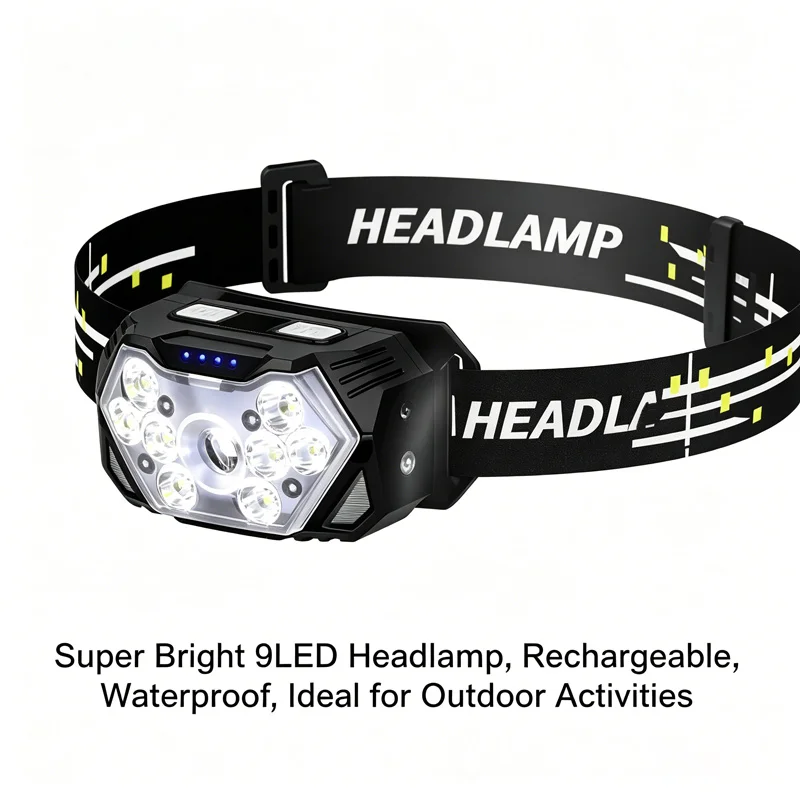 lanterna-de-cabeca-led-a-prova-d'Agua-com-carregamento-usb-tipo-c-2000-lumens-para-caminhada-ciclismo-e-emergencias