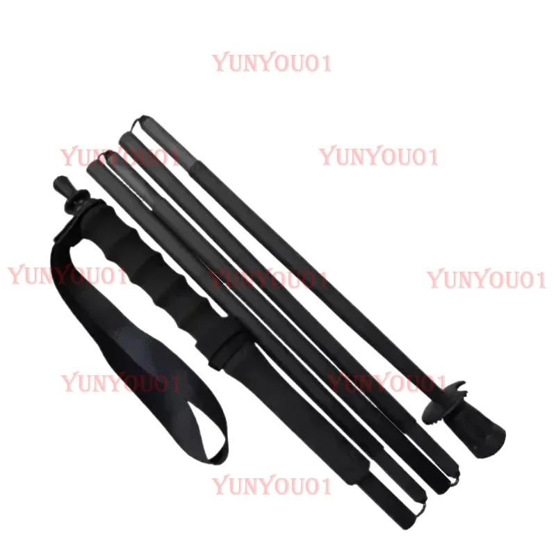 Off Road Folding Hiking Pole, Ultra Light, Ultra Short, High-strength, UD Carbon Fiber, Five Section