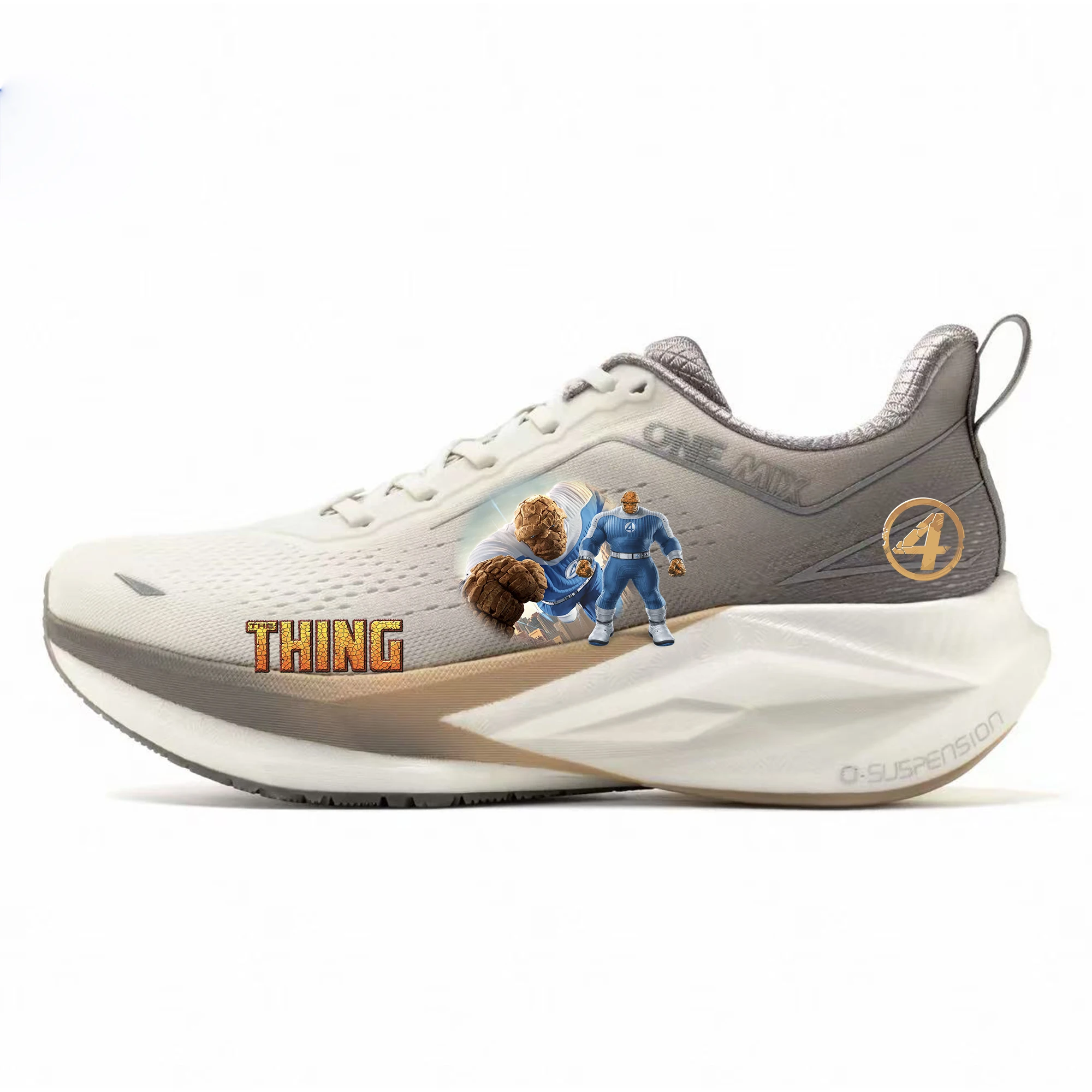 ONEMIX Marvel The Thing, zapatillas deportivas con cojín de aire para hombre y mujer, zapatillas deportivas de alta calidad para correr al aire libre, zapatillas deportivas personalizadas con suela blanda
